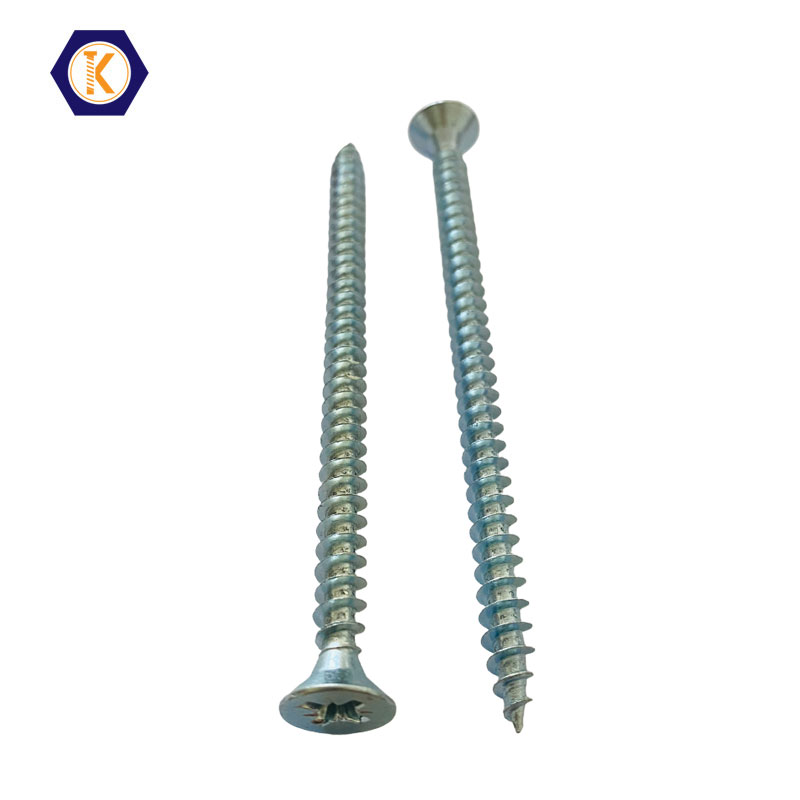 O que torna o parafuso de aglomerado Torx de cabeça plana zincado a melhor escolha para fixação durável de madeira?